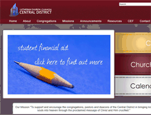 Tablet Screenshot of lcccentral.ca